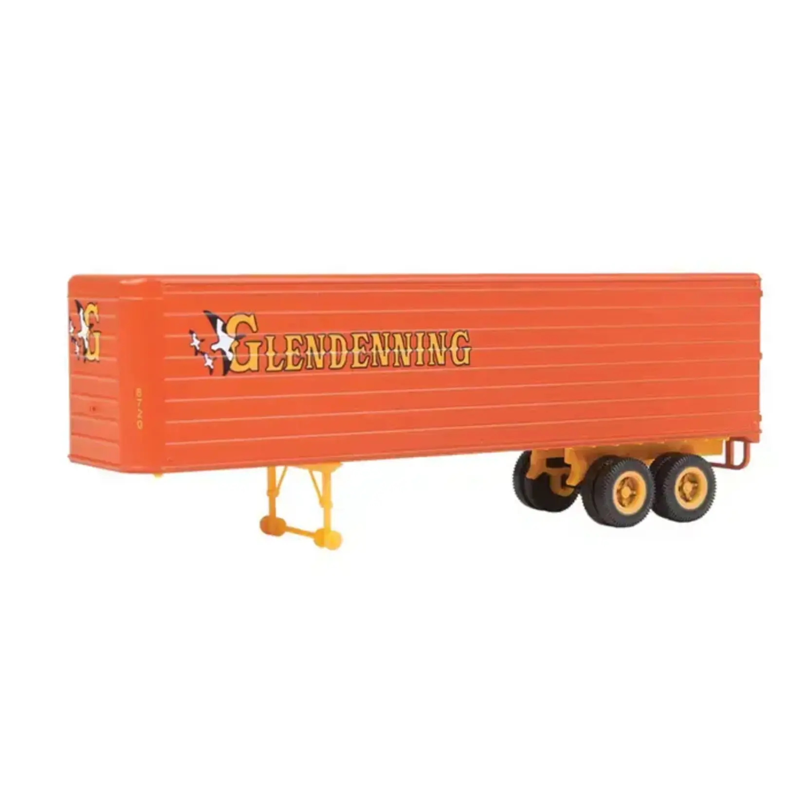 Walthers 2421 HO 35' Fluted-Side Trailer 2-Pack, Glendenning