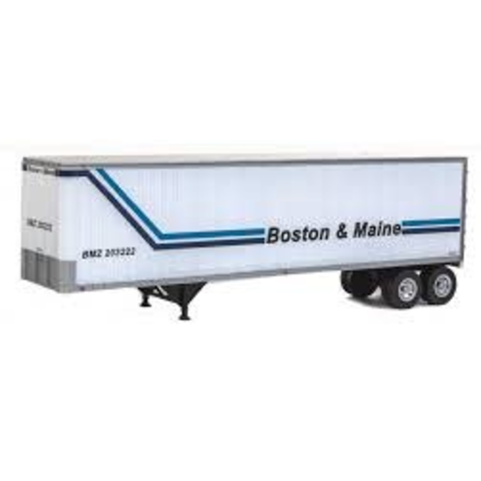 Walthers 2502 HO 40' Trailmobile Trailer 2-Pack, Boston & Maine