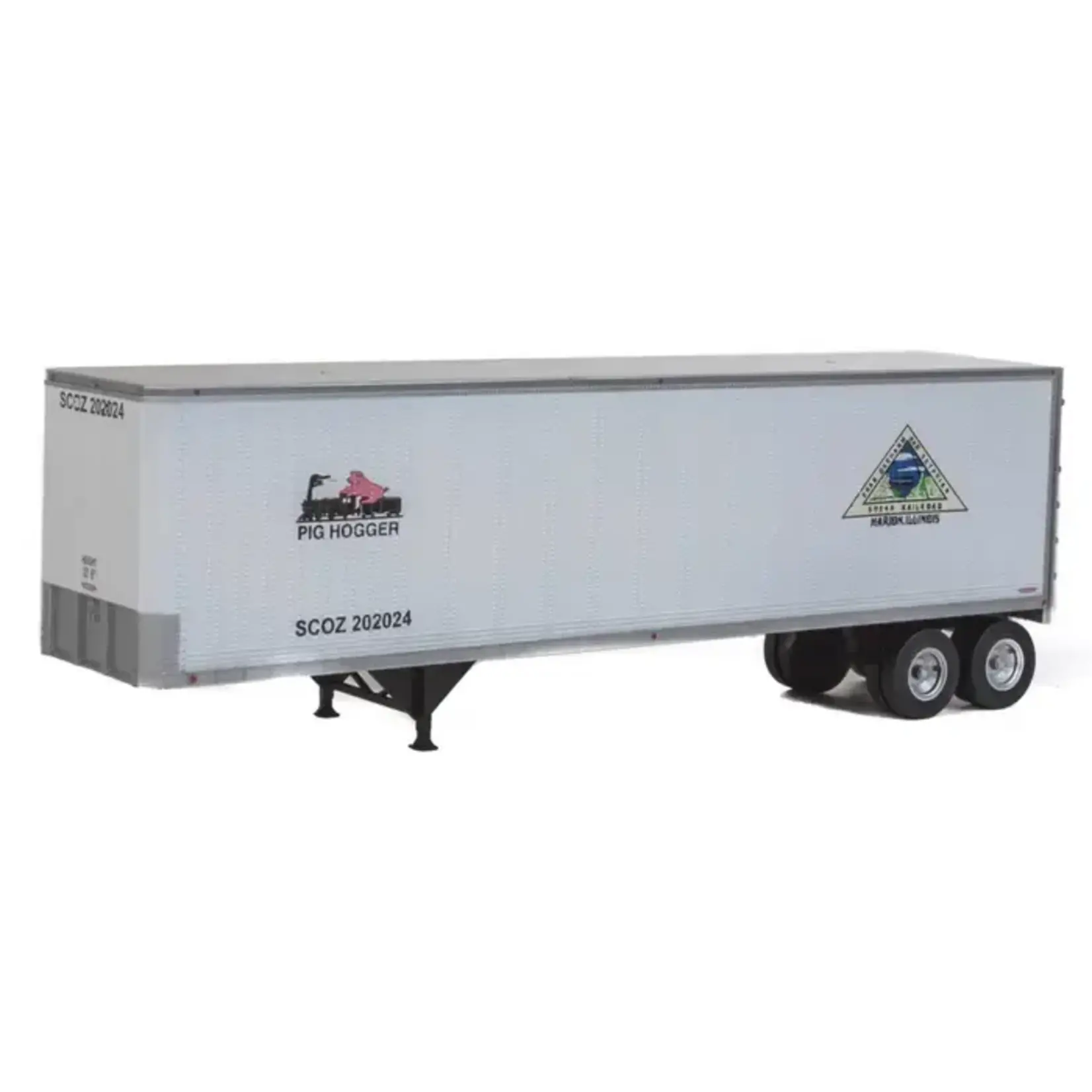 Walthers 2505 HO 40' Trailmobile Trailer 2-Pack, Crab Orchard & Egyptia