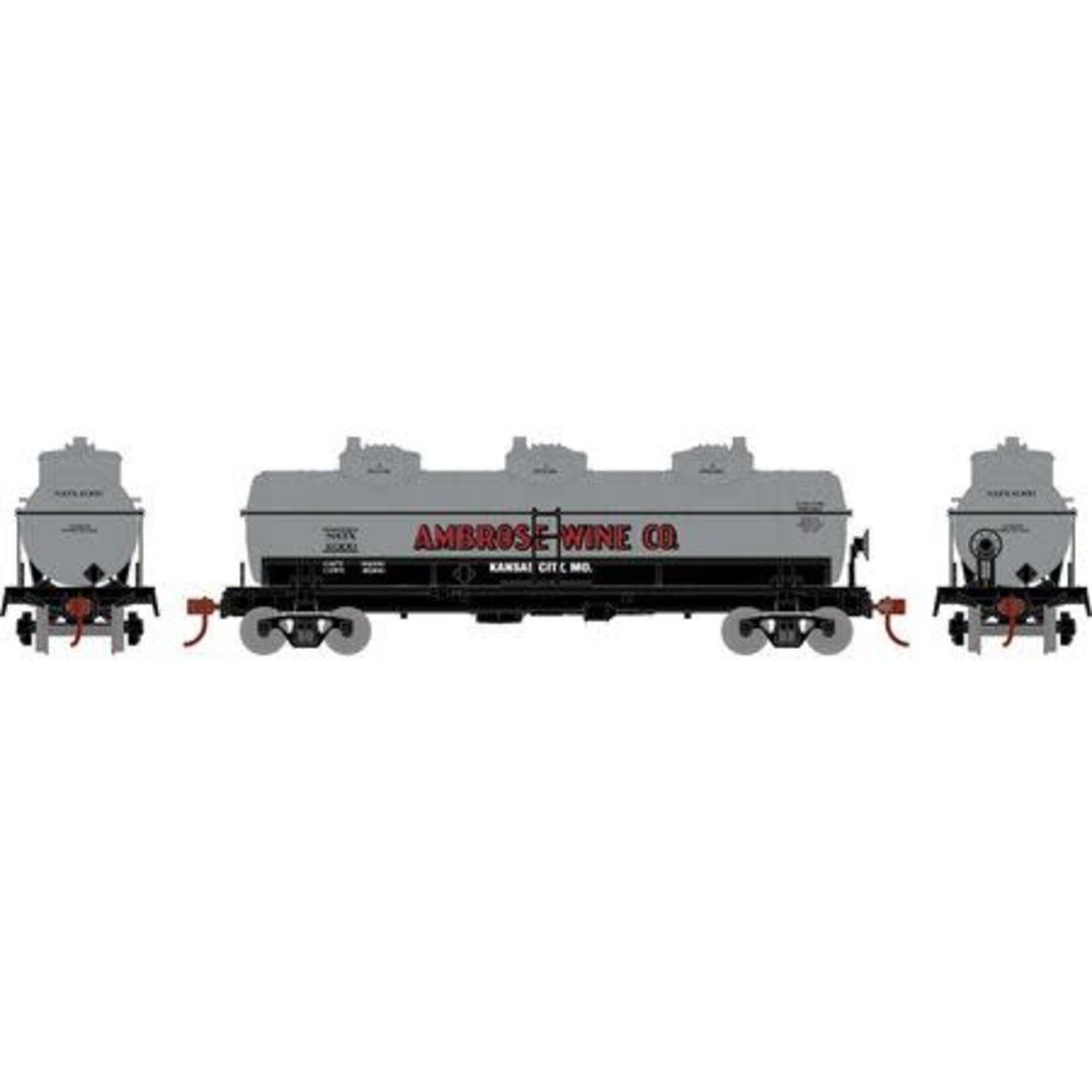 Roundhouse 3187 HO 3-Dome Tank NATX 6300