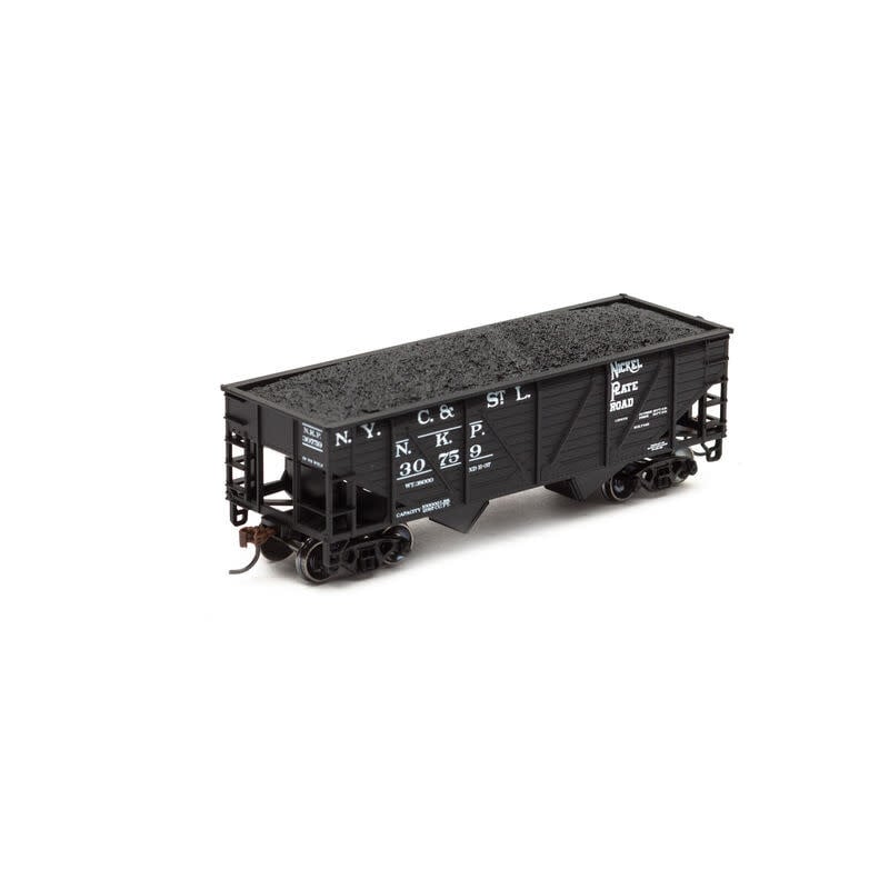 70237 HO 34' 2-Bay Hopper w/Coal Load, NKP 30759