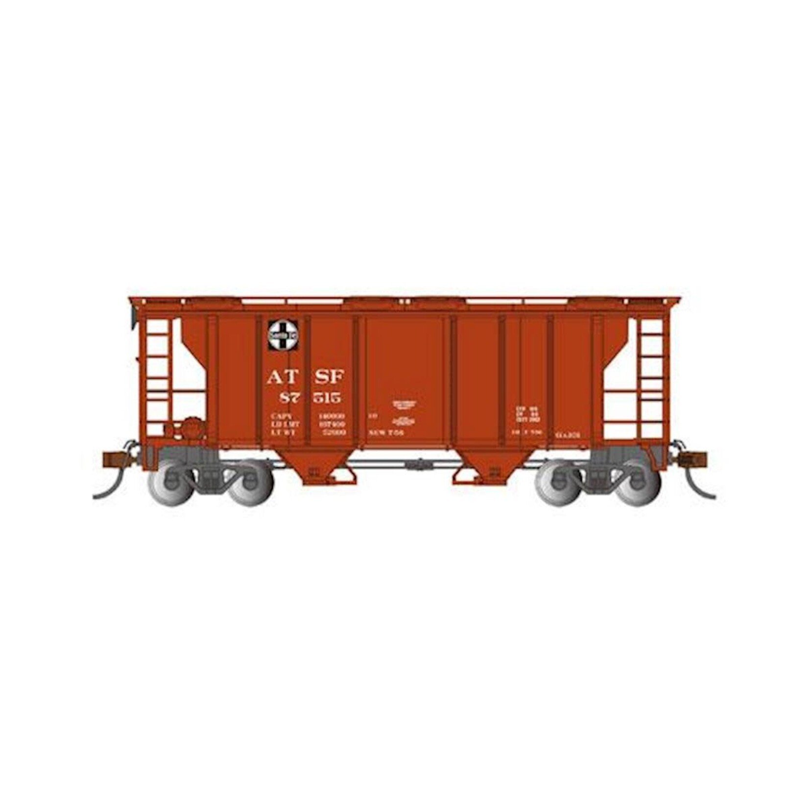 Bachmann 73501 HO PS-2 2-Bay Cvd.Hopper SF