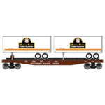 Roundhouse 7907 HO 50' Flat w 2 25' Trailer SP 1