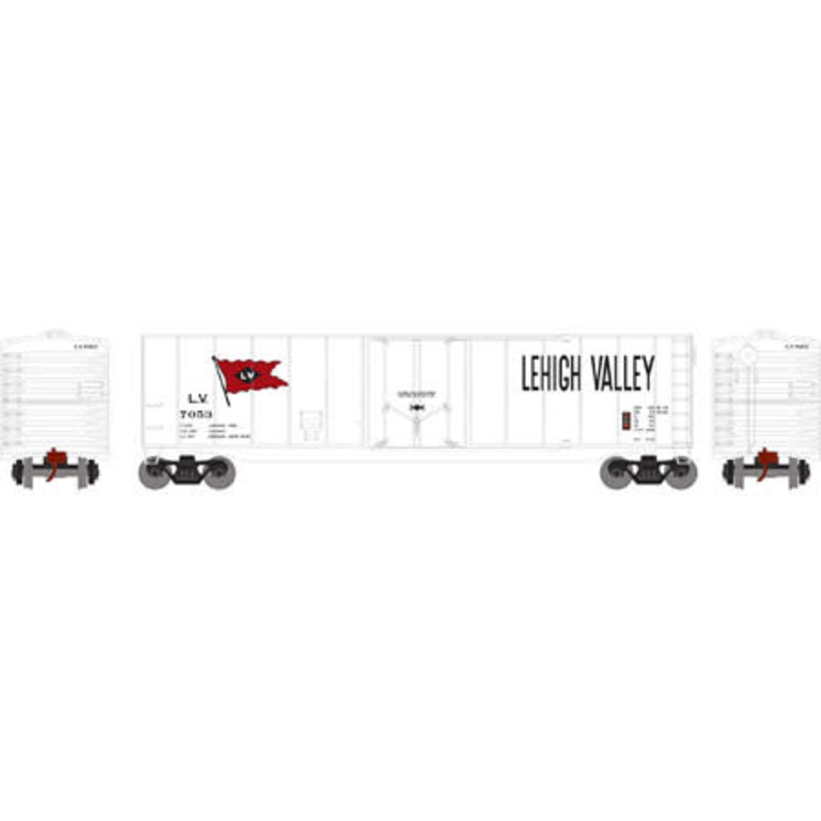 Roundhouse 79101 HO 50' Plug Door Smooth Side Box LV 7053