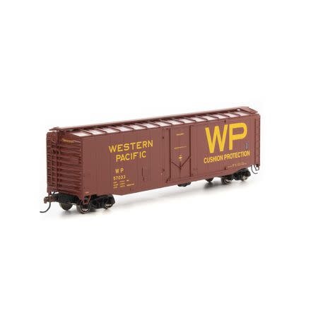 79117 HO 50' Plug Door Smooth Side Box Western Pacific
