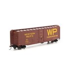 Roundhouse 79119 HO 50' Plug Door Smooth Side Box Western Pacific