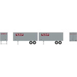 Roundhouse 7917 HO D&GRW Trailers - 2 Pack