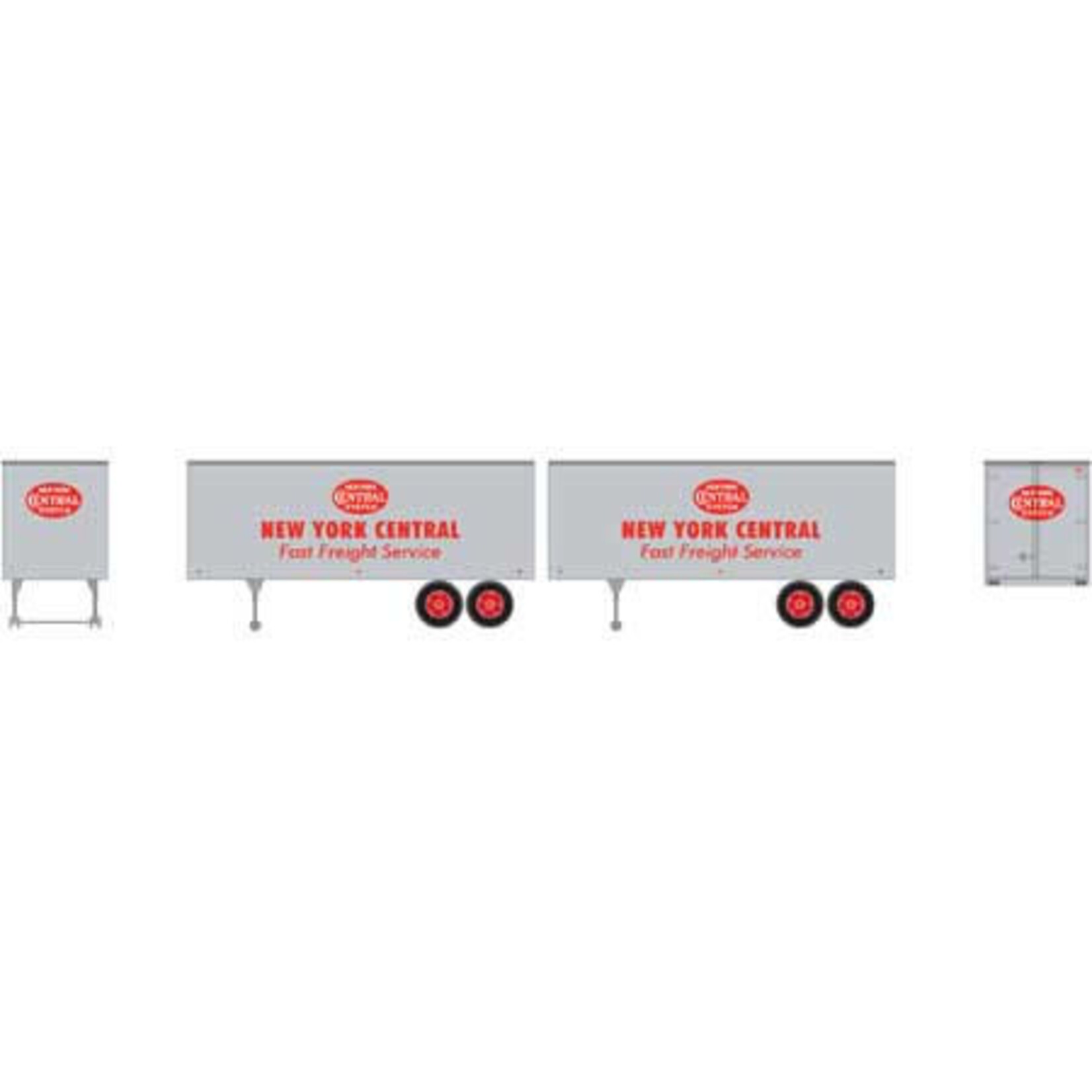 Roundhouse 7937 HO NYC Trailers (2)