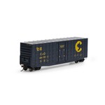 Roundhouse 81459 HO 50' Plug Door Box, C&O 22471