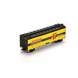 86048 HO RTR 40' Steel Reefer, Needham/Yellow 60411