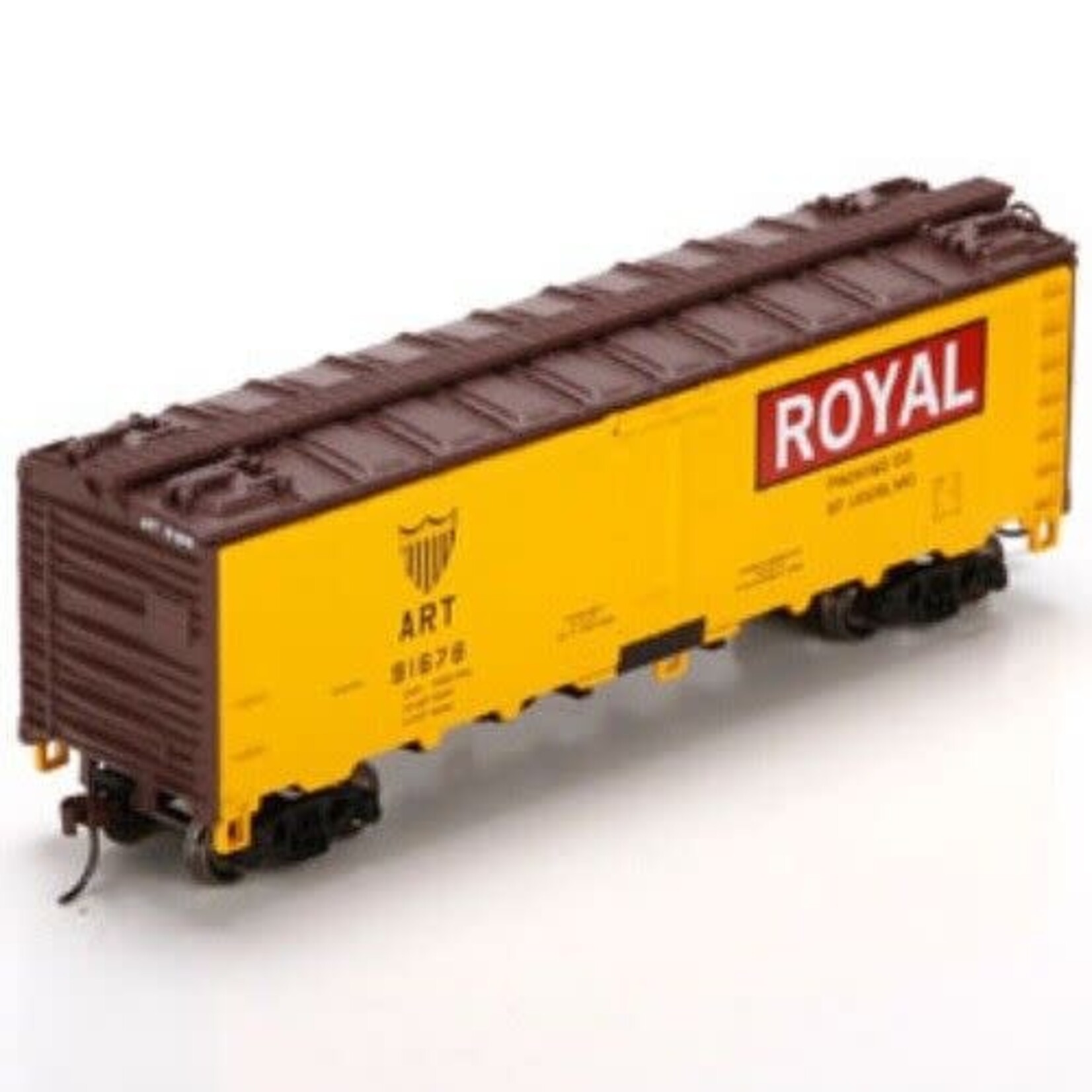 Athearn 86057 HO RTR 40' Steel Reefer, Royal 91678