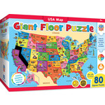 MasterPieces 12001 USA Map - 80 Piece Floor Puzzle