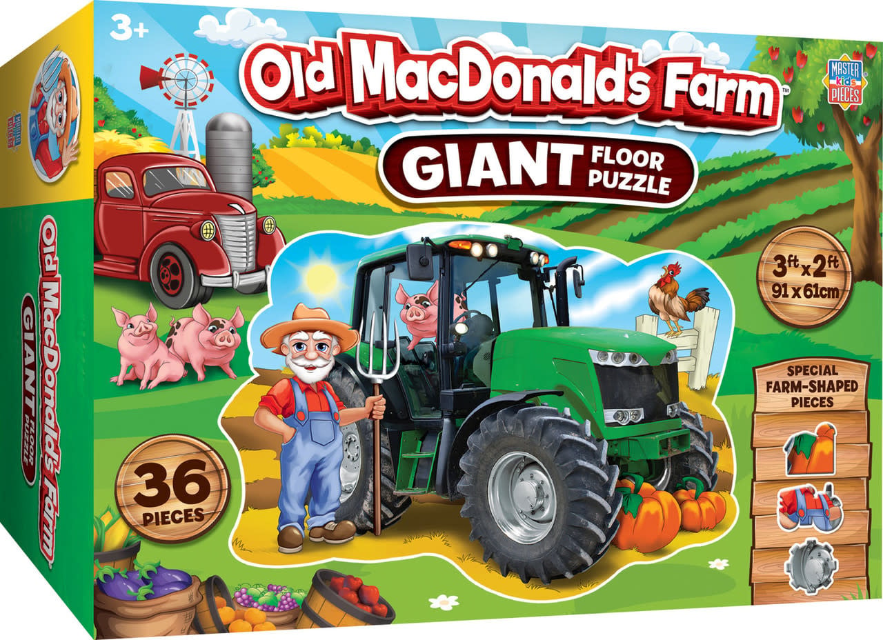 12130 Old MacDonald Floor Puzzle 80pc