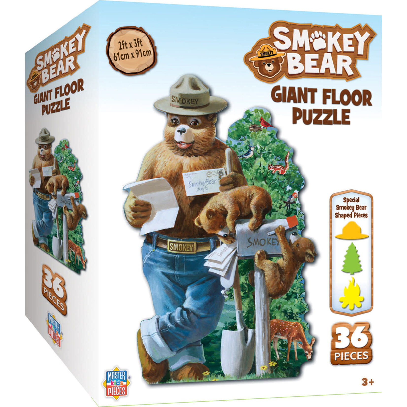 MasterPieces 12236 Smokey Bear Floor Puzzle 36pc