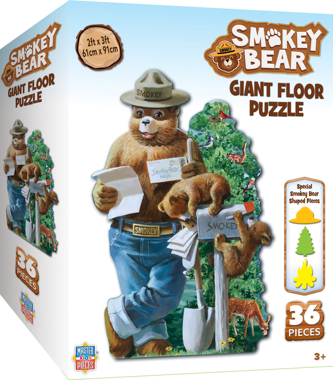 12236 Smokey Bear Floor Puzzle 36pc