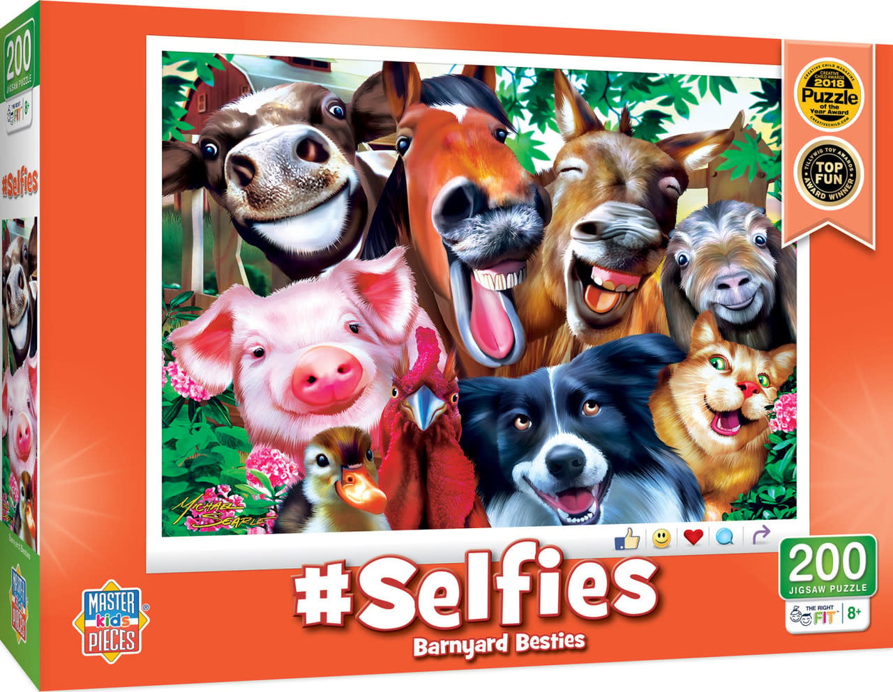 11914 Barnyard Besties 200pc Puzzle