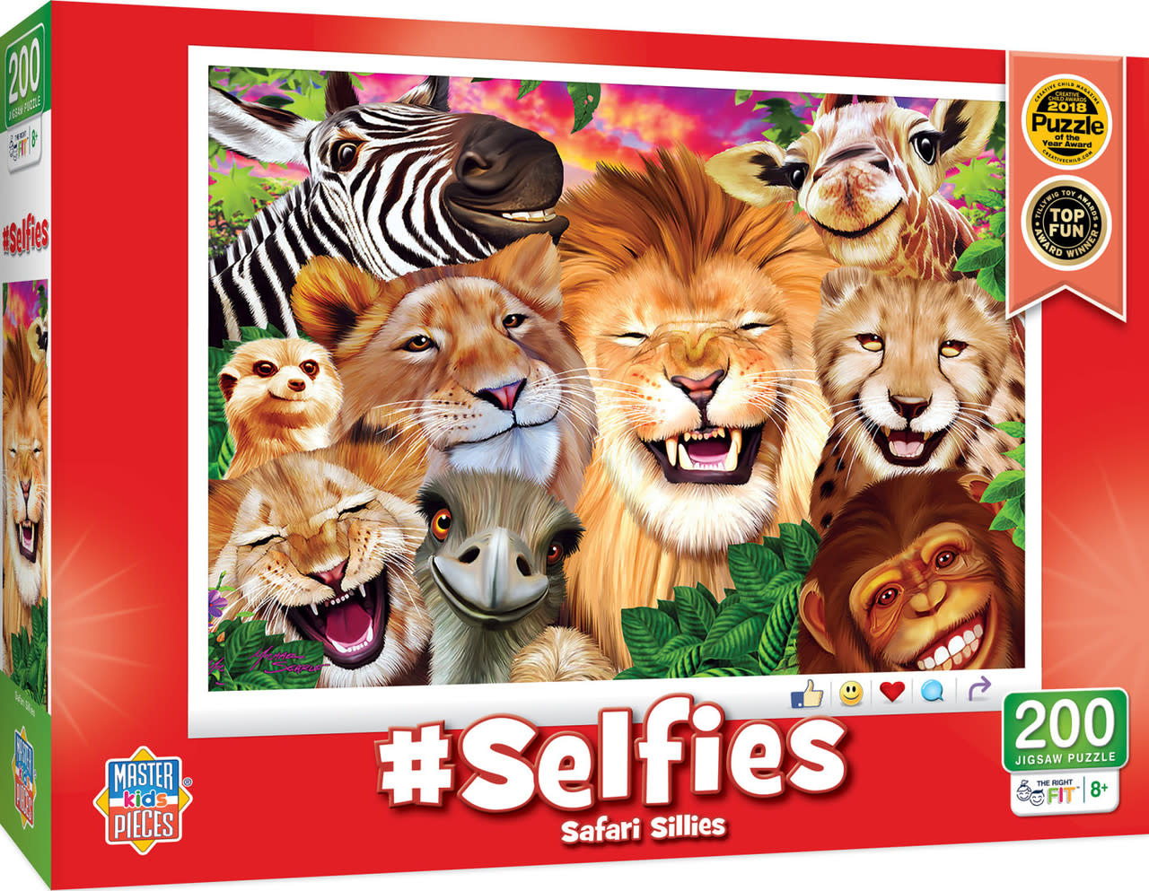 11917 Safari Sillies 200 Piece Puzzle