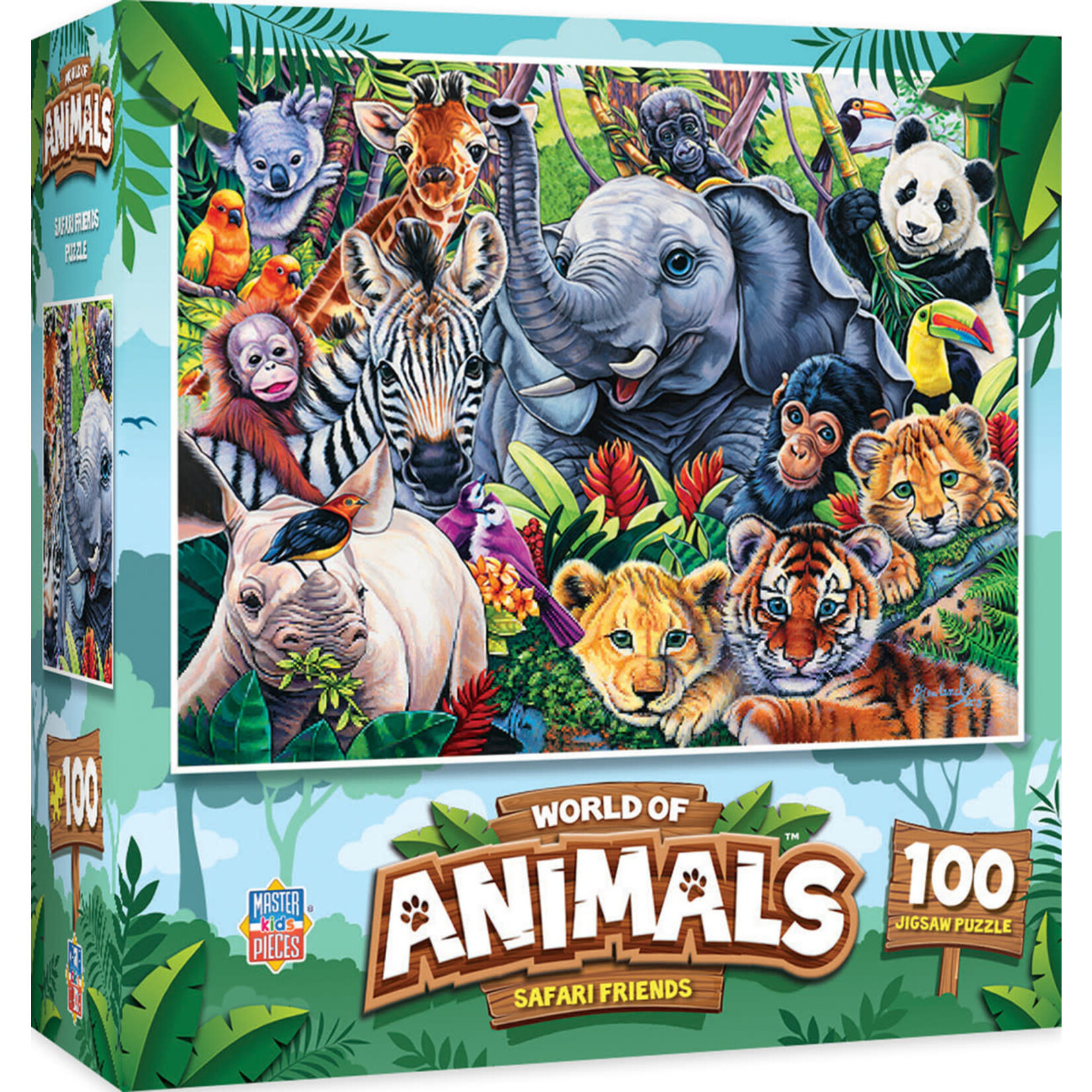 MasterPieces 12019 Safari Friends 100pc Puzzle