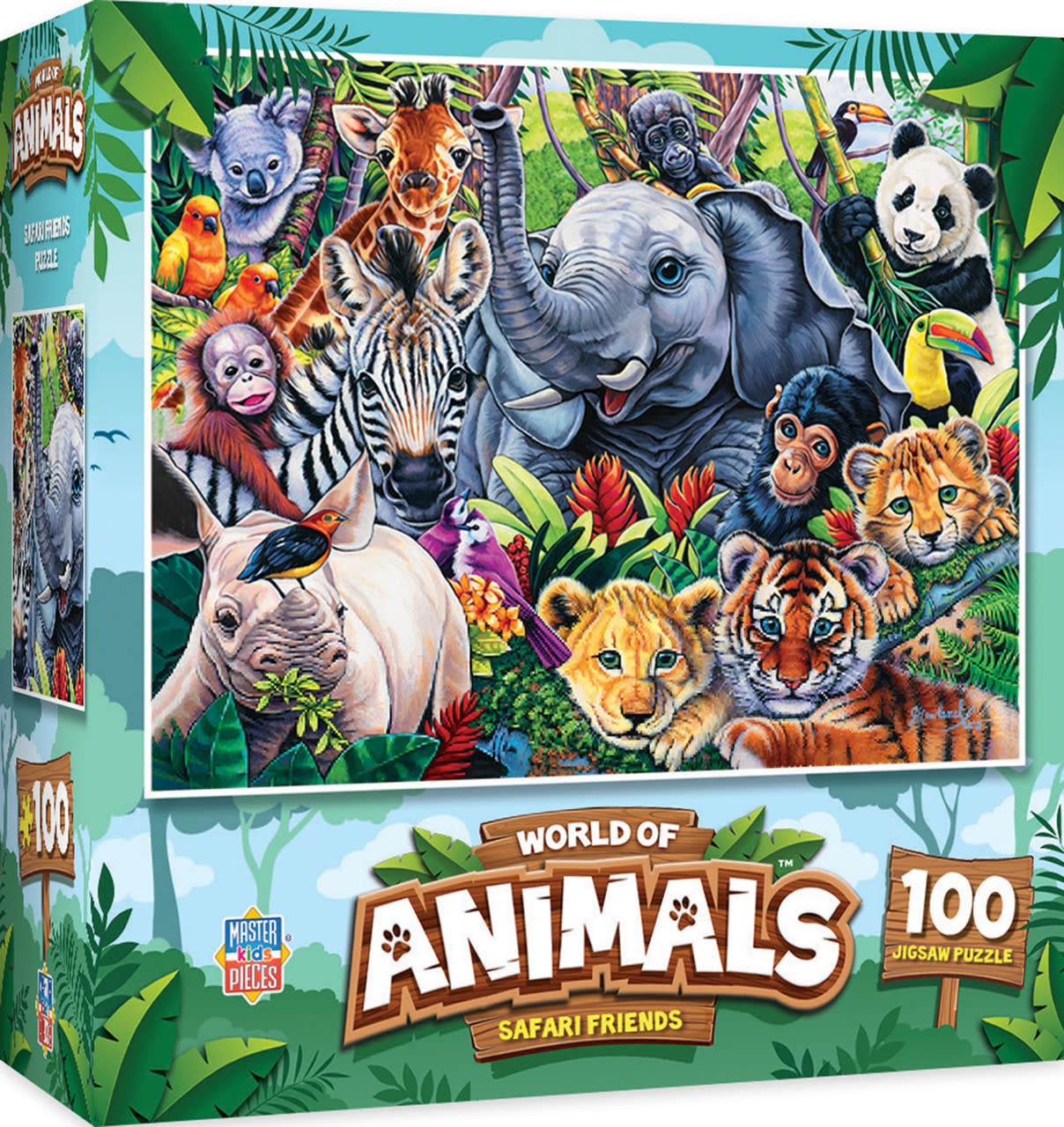 12019 Safari Friends 100pc Puzzle