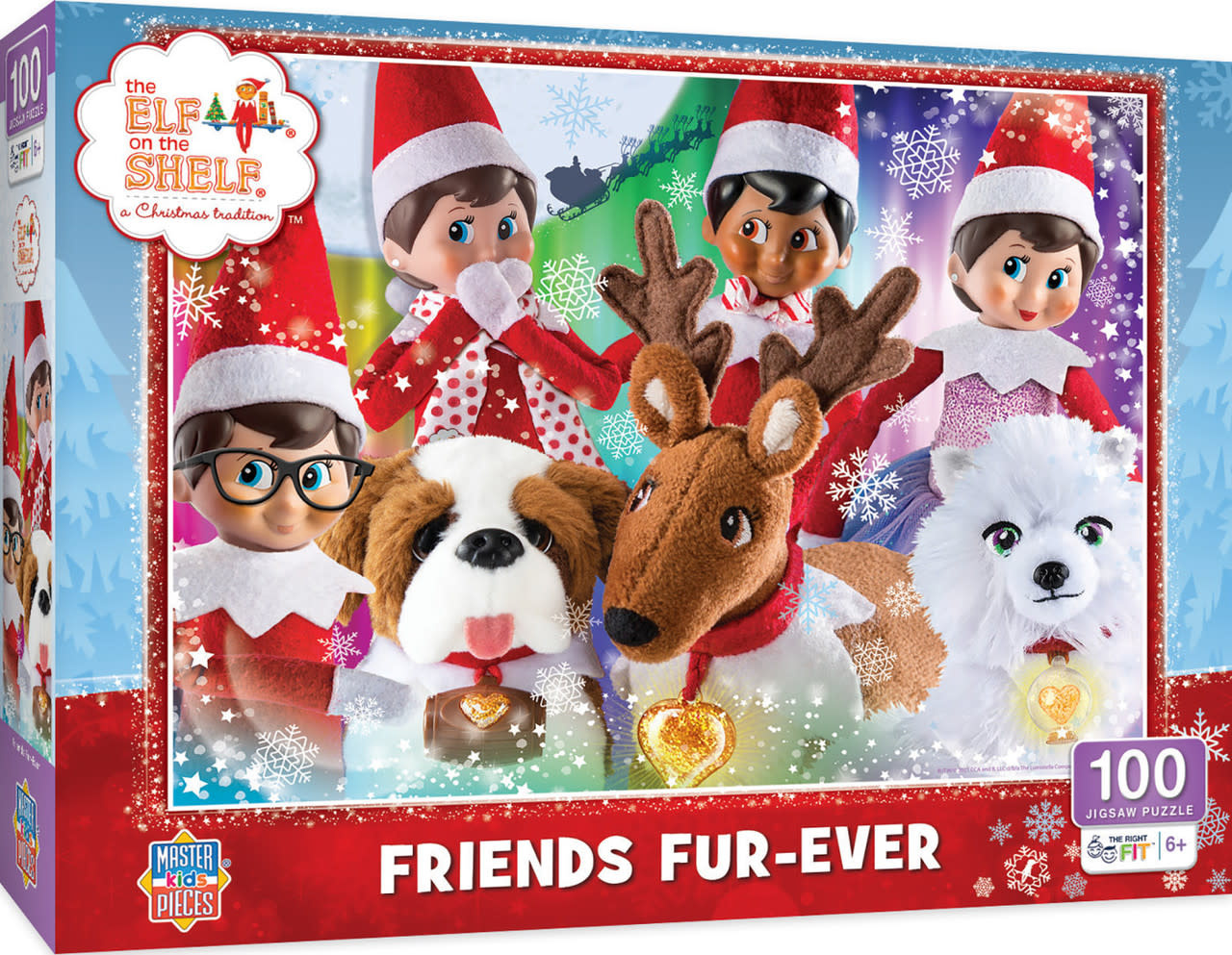 12127 Elf on the Shelf Puzzle 100pc
