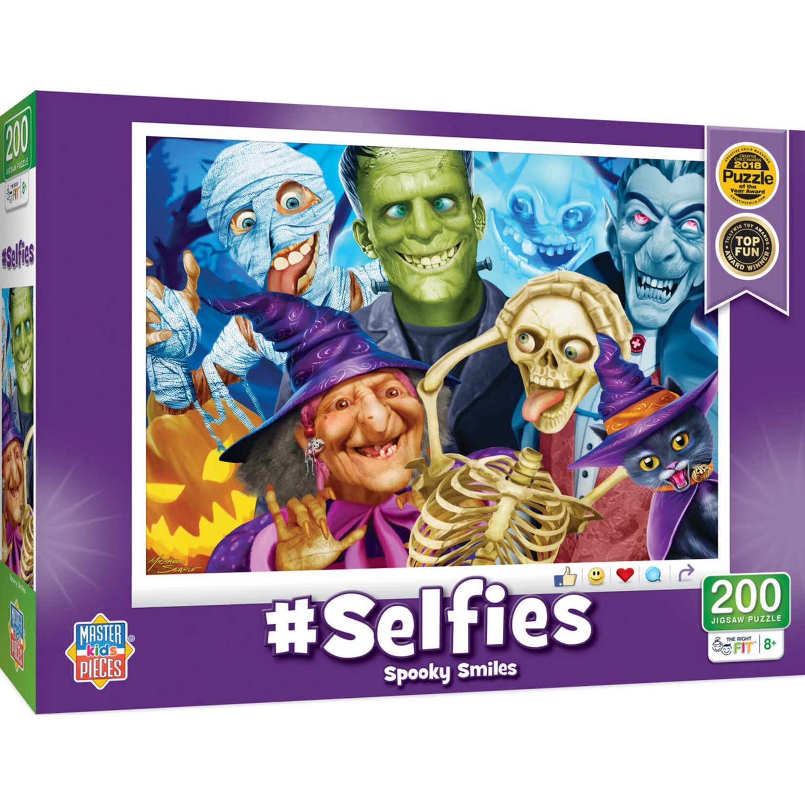 MasterPieces 12318 Spooky Smiles 200pc Puzzle