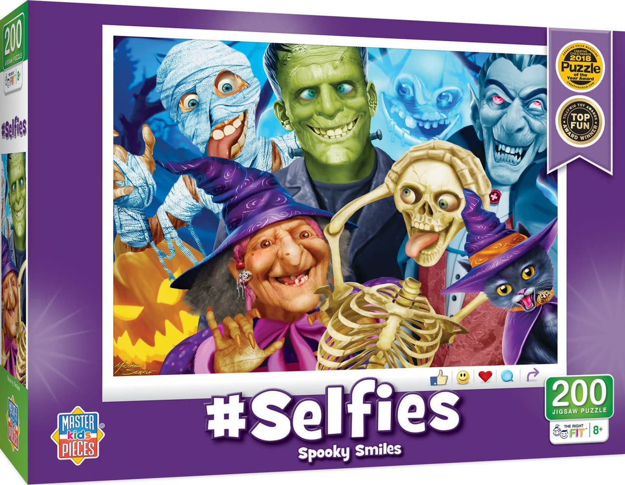12318 Spooky Smiles 200pc Puzzle