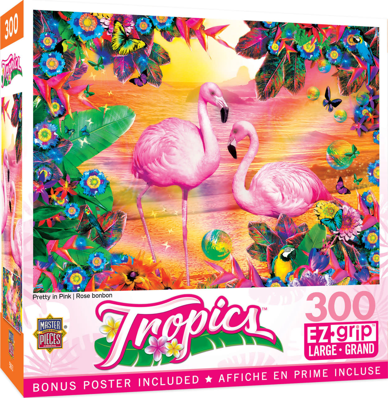 31925 Pretty in Pink 300 Piece Flamingo Puzzle