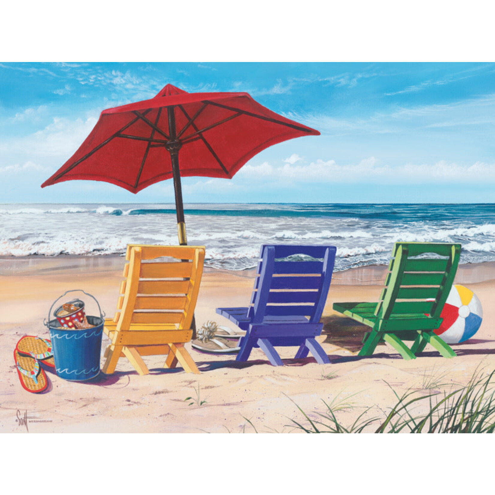 Heritage Puzzle 30534 Beachy Keen  (550pc)