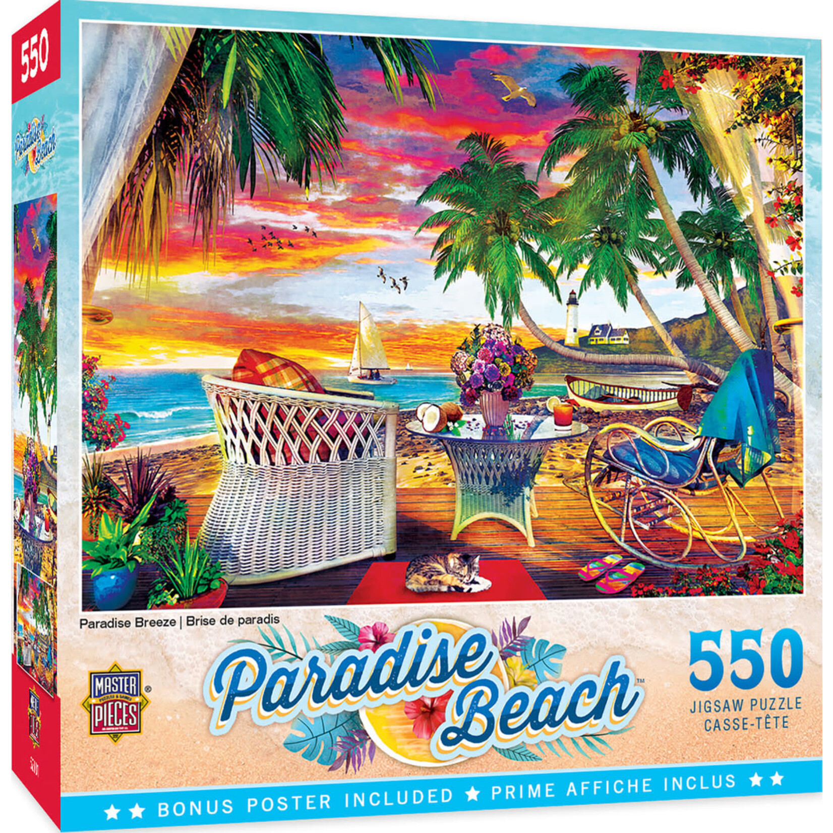MasterPieces 32118 Paradise Breeze Puzzle 550pc