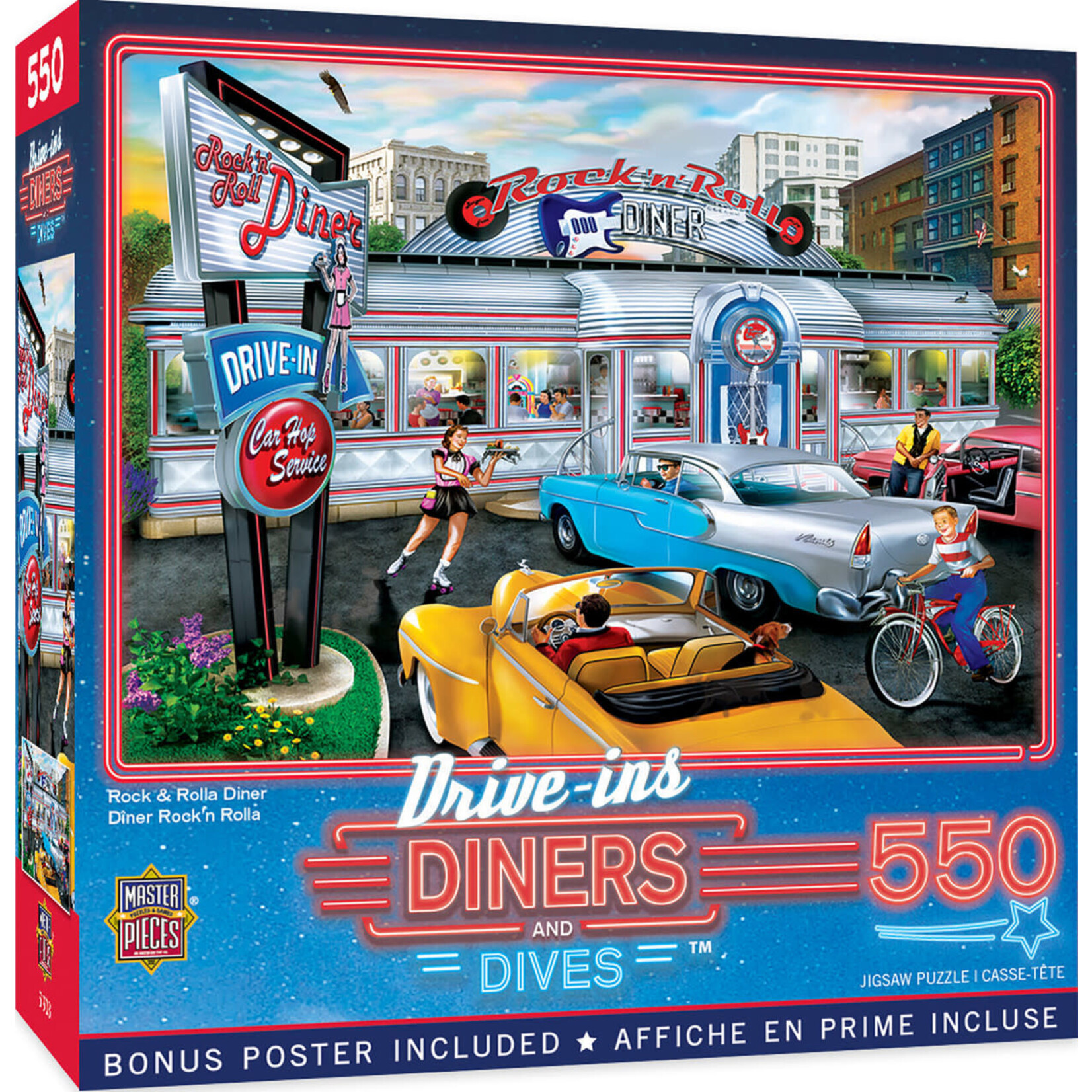 MasterPieces 32187 Rock & Rolla Diner 550pc