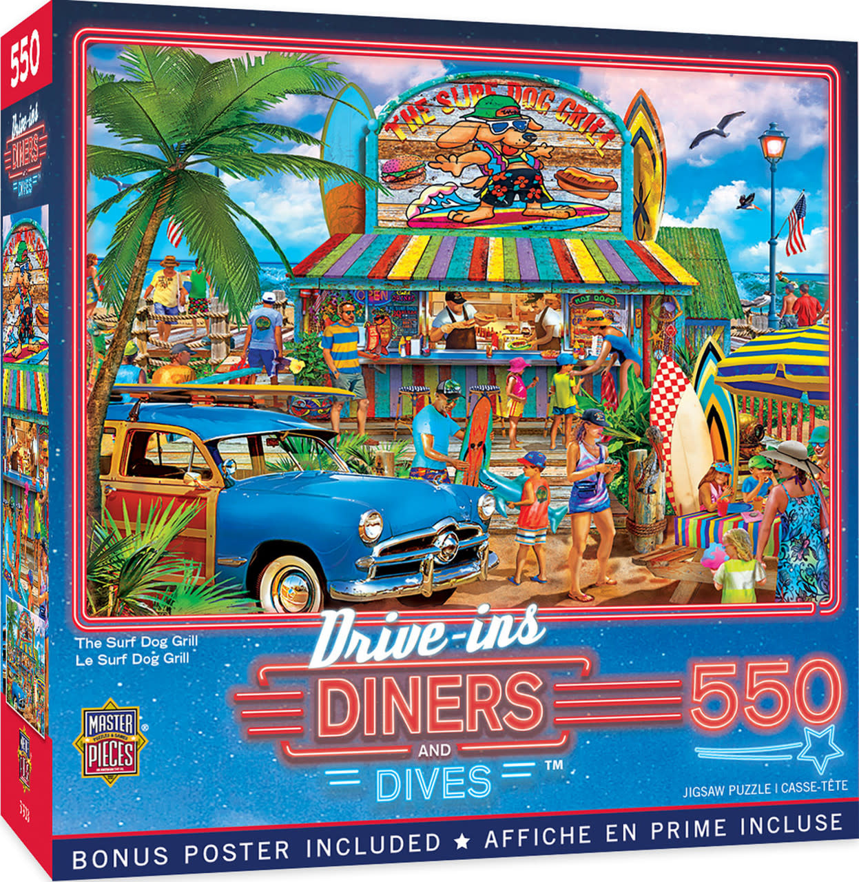 32247 Surf Dog Grill 550pc