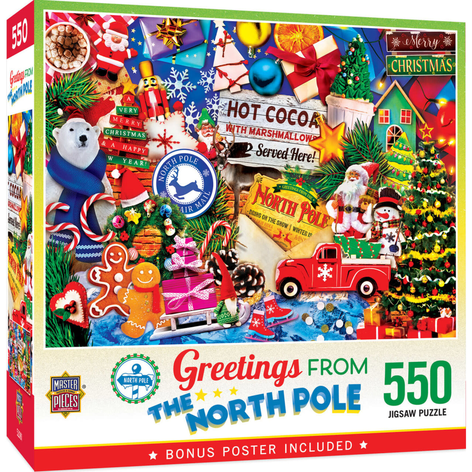 MasterPieces 32286 The North Pole 550Pc