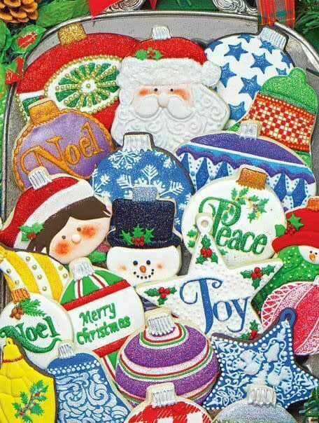 3401590 Christmas Ornament Cookies 500 Piece Jigsaw Puzzle