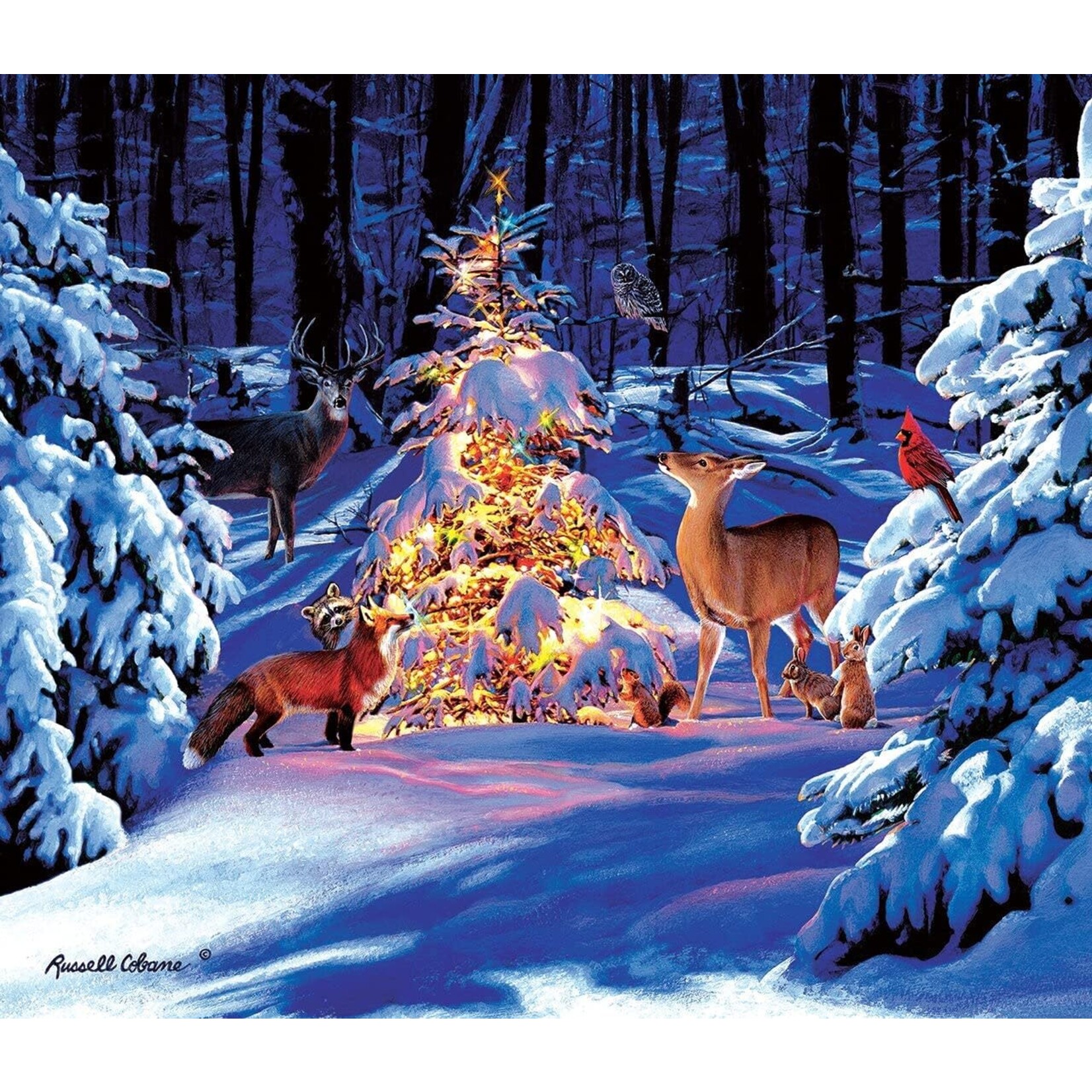 Suns Out 36686 Woodland Glow 500 Piece Jigsaw Puzzle