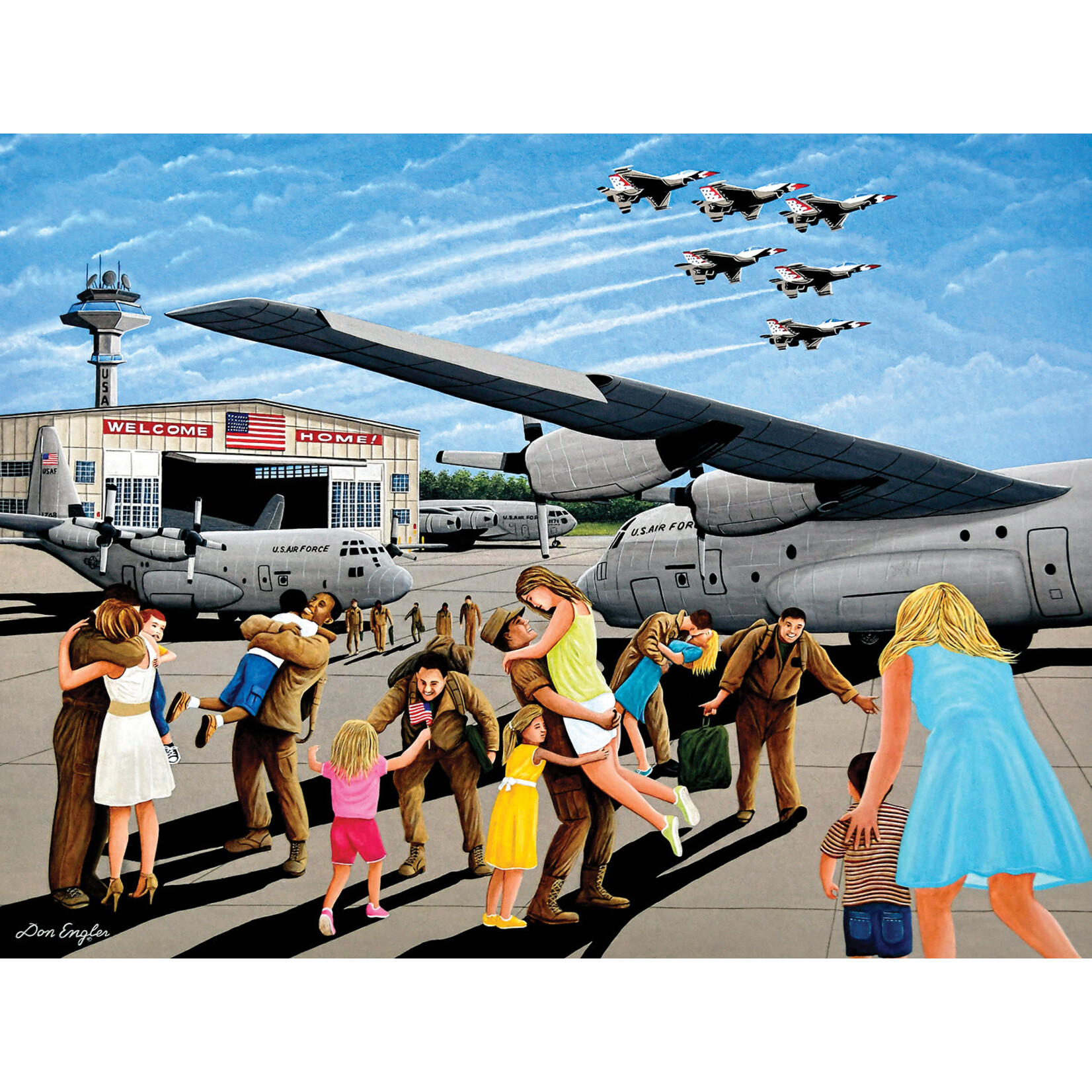 Suns Out 60365 Family Welcome 500 Piece Jigsaw Puzzle