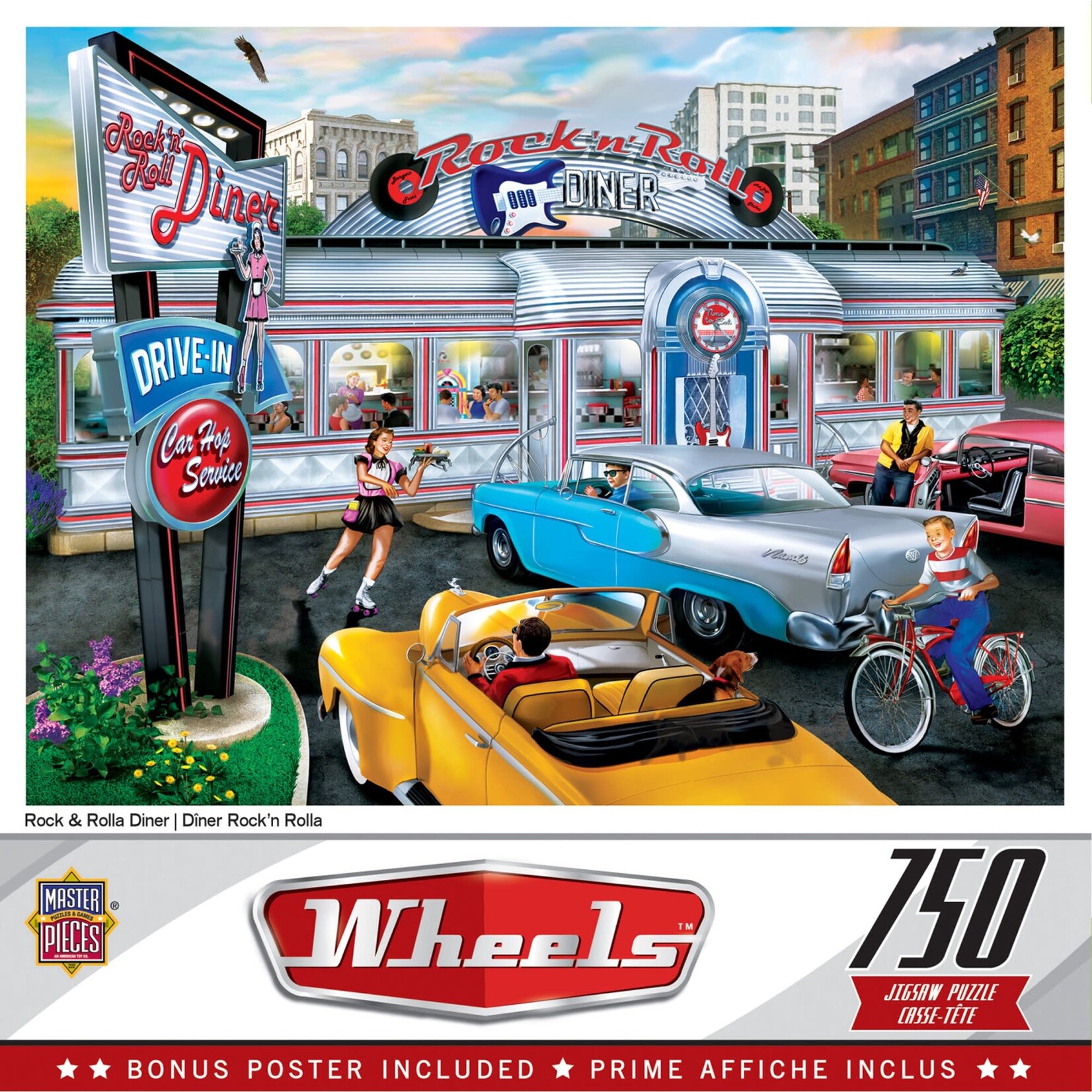 MasterPieces 61127 Rock & Rolla Diner 750pc Puzzle