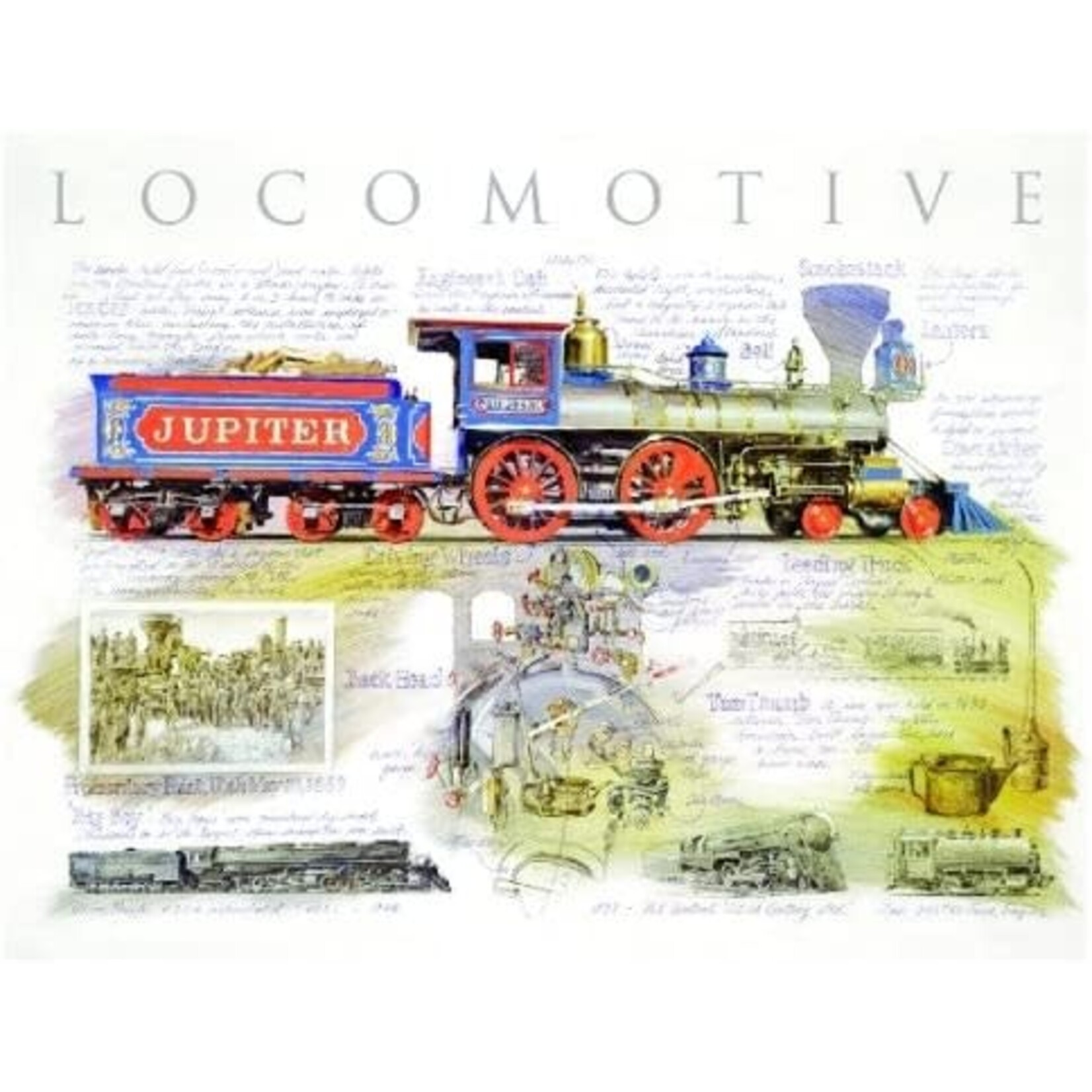 Suns Out 65203 Locomotive 500 Piece Jigsaw Puzzle