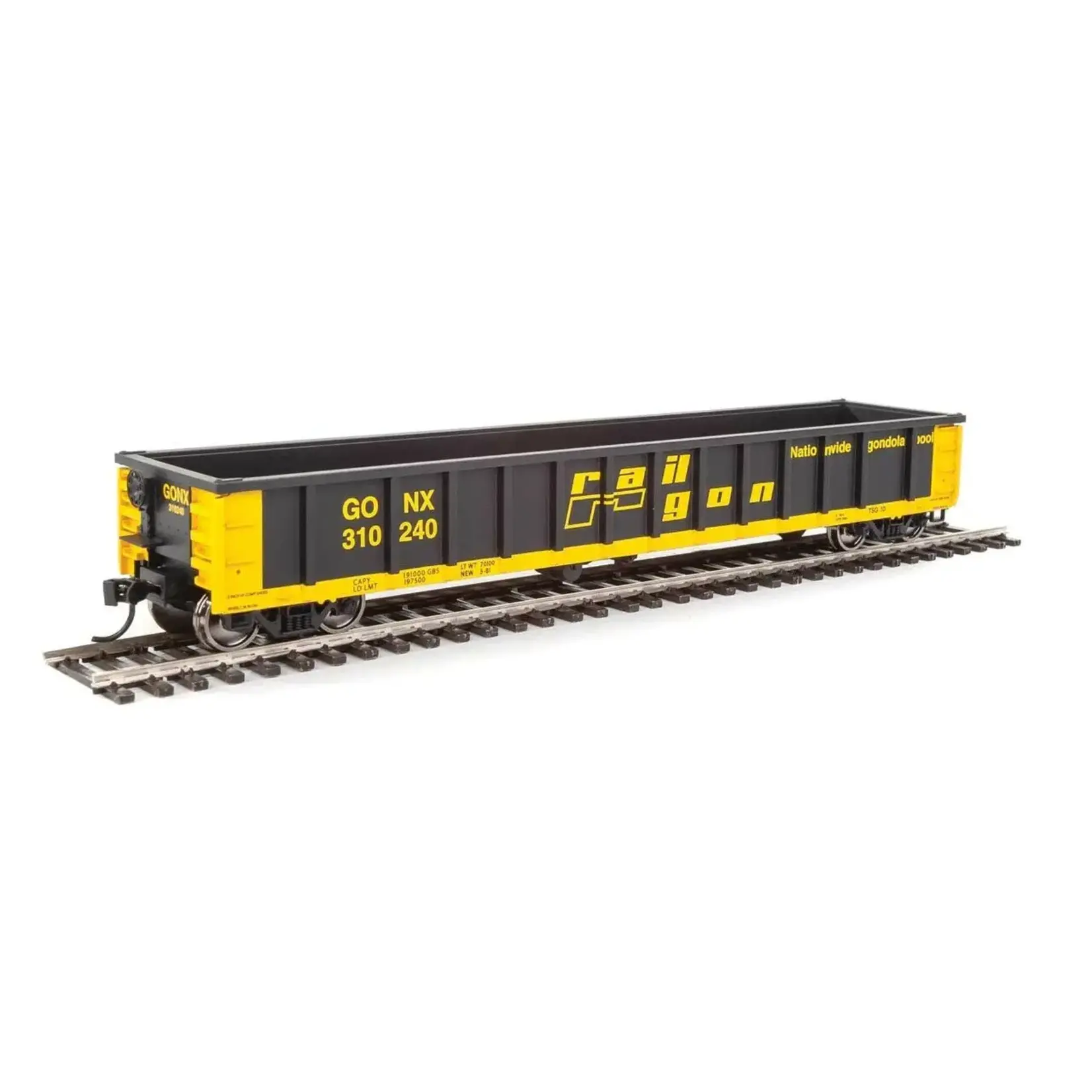 Walthers 9106248 HO 53' Railgon Gondola, GONX