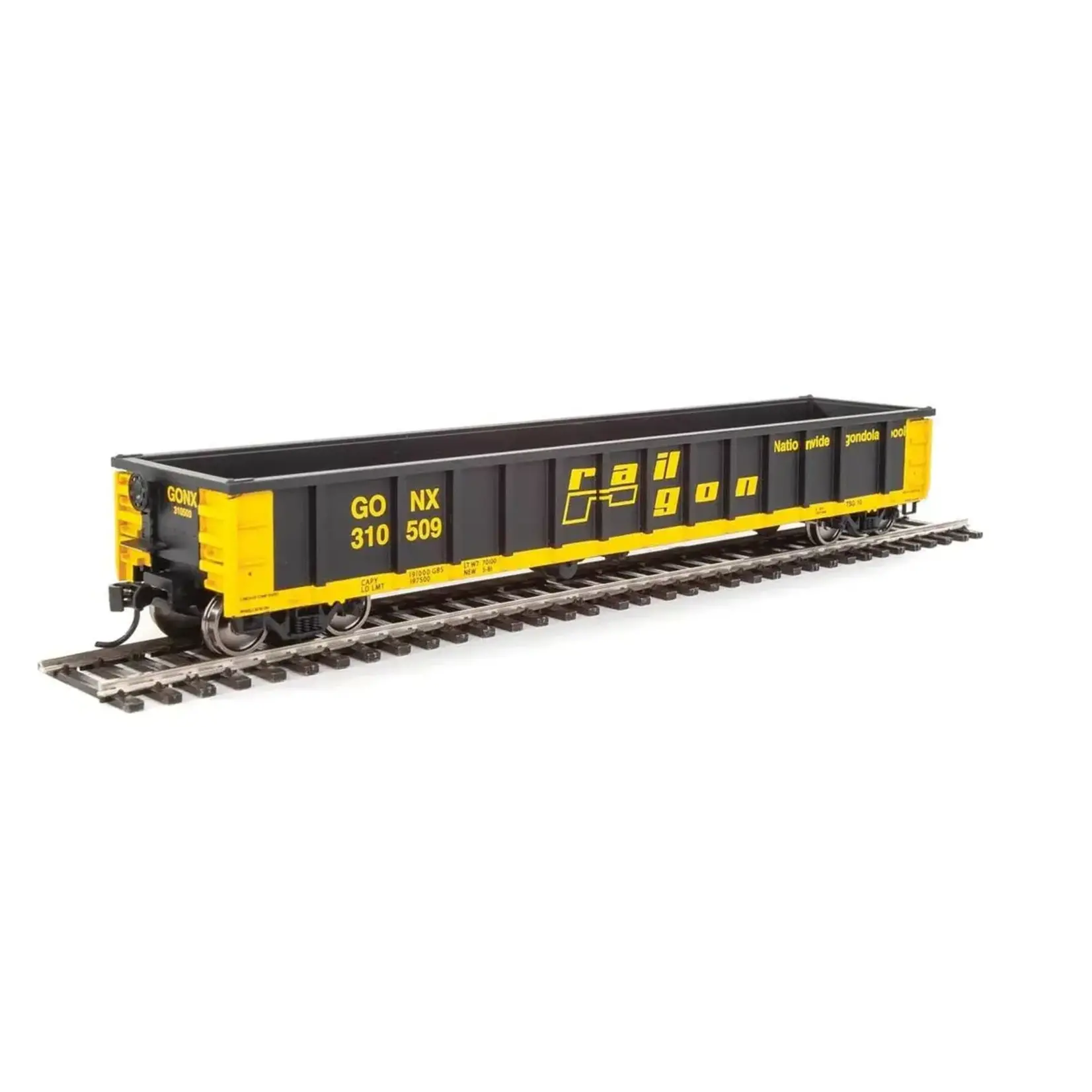 Walthers 9106250 HO 53' Railgon Gondola, GONX