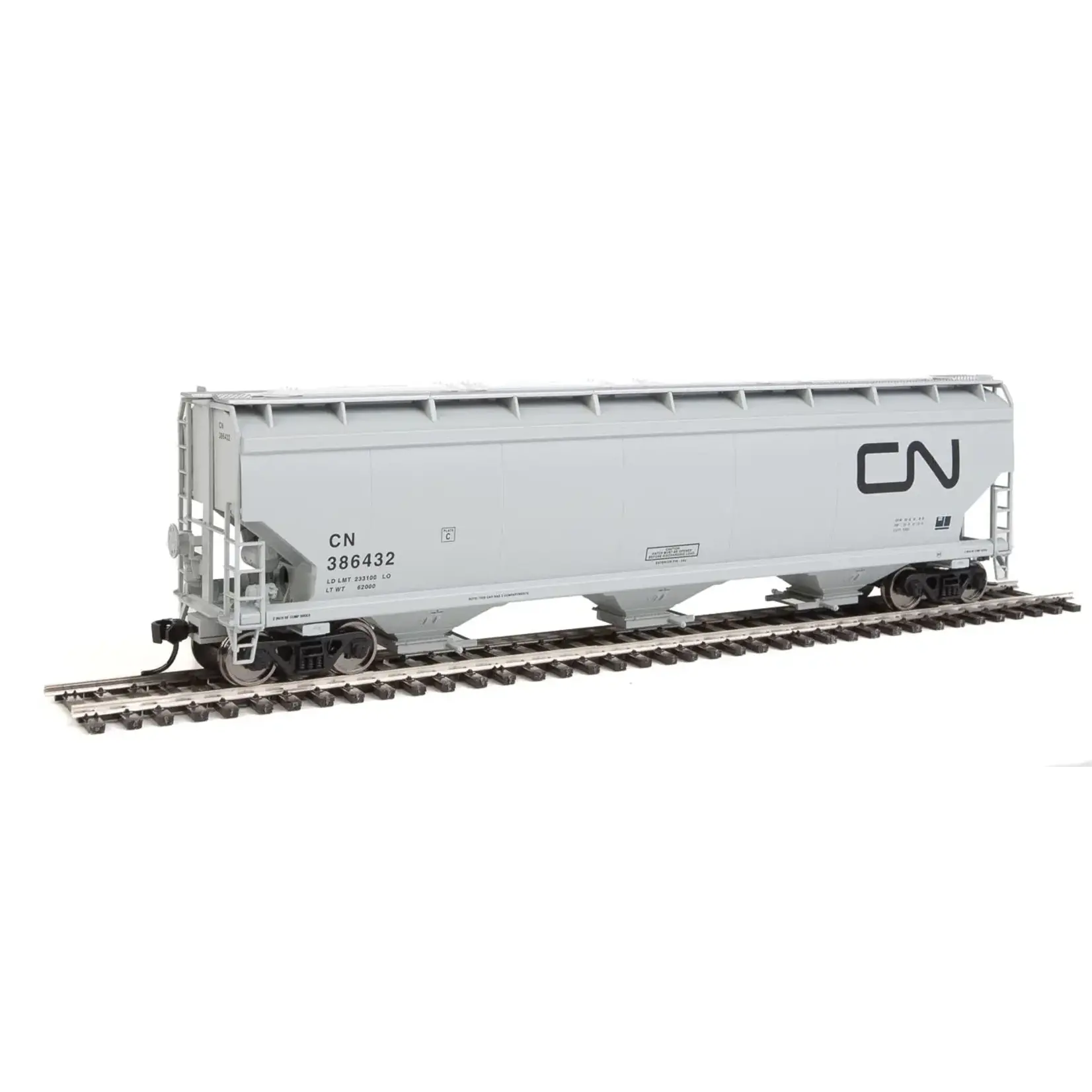 Walthers 9107631 HO 60' NSC 5150 3-Bay Covered Hopper CN 386432