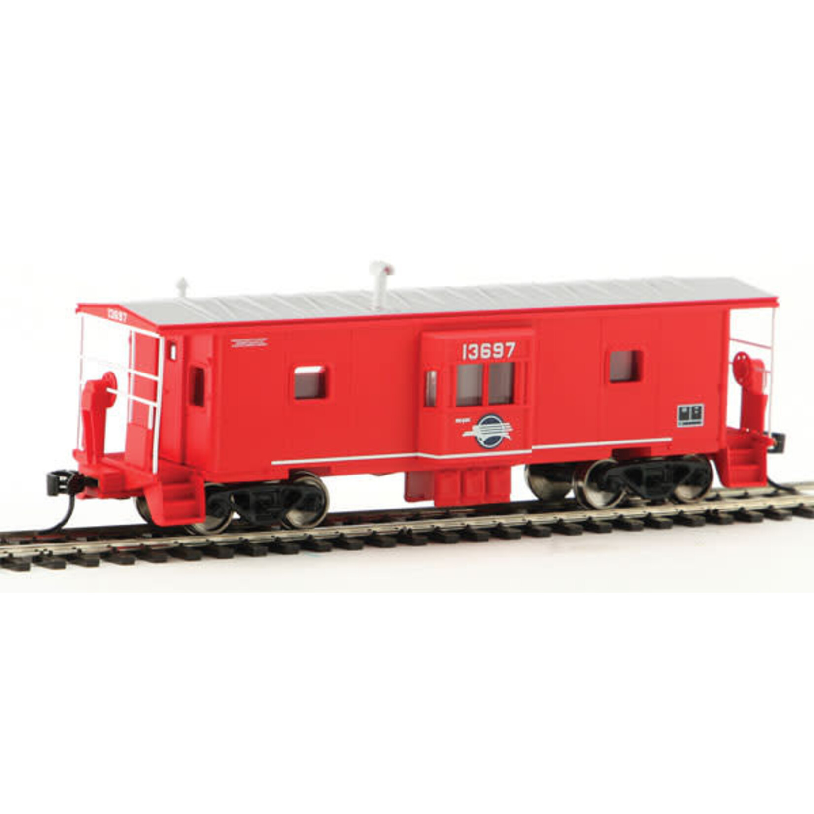 Walthers 9108656 HO Bay Window Caboose Missouri Pacific 13697 (red, Eagl