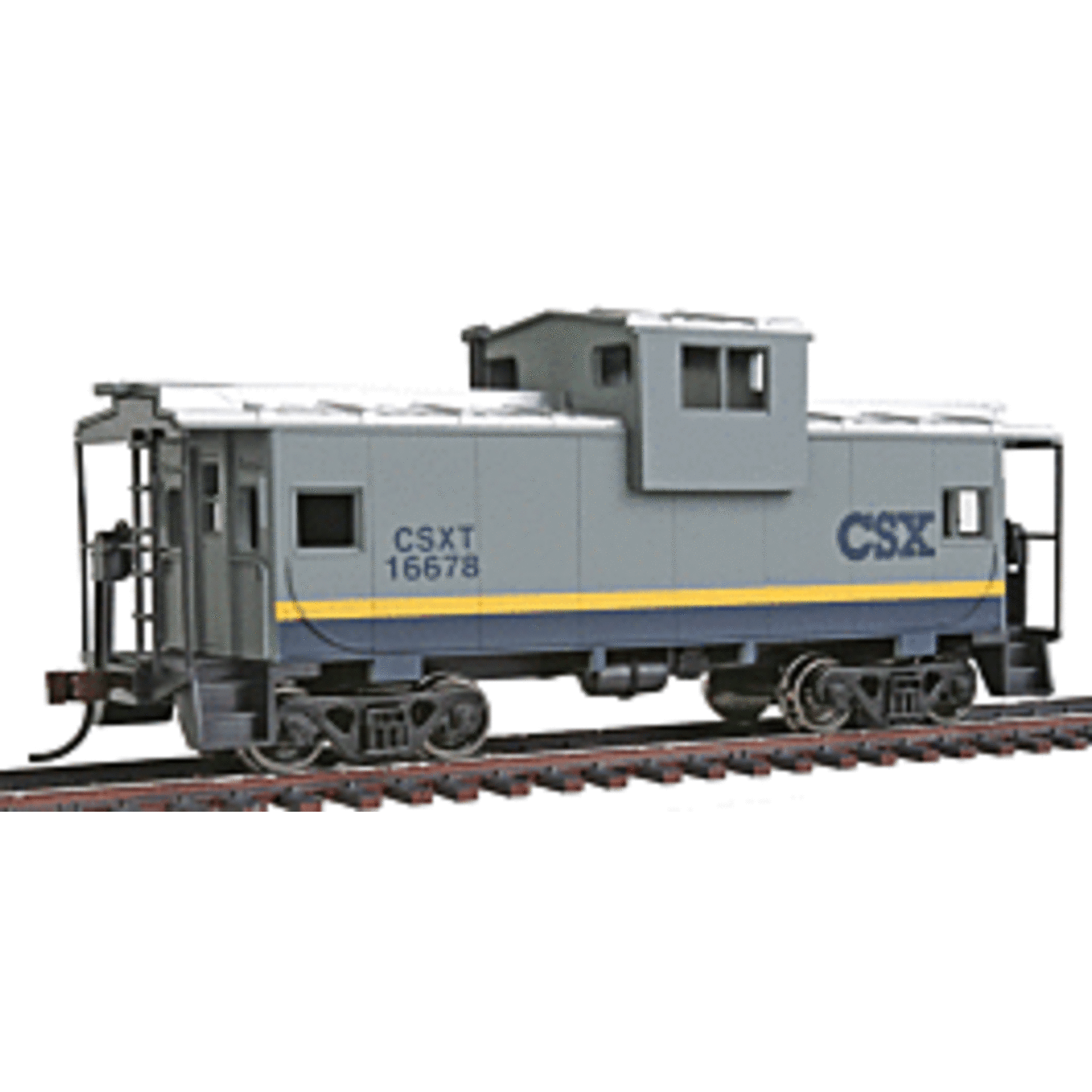 Walthers 9311505 HO Wide-Vision Caboose - Ready to Run -- CSX Transportat