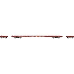 Athearn 97069 HO 60' Flat, OTTX/Brown Logo 97058