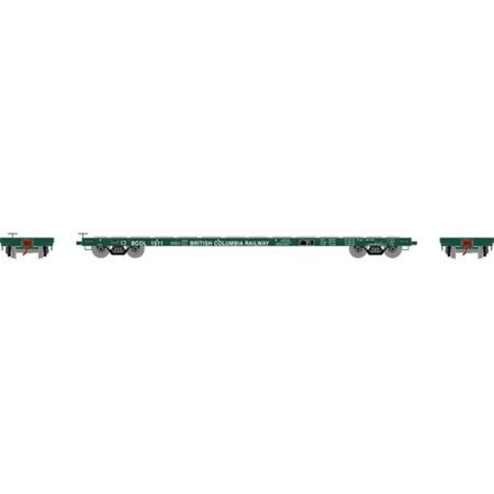 Athearn 97078 HO 60' Flat, BCOL 1511