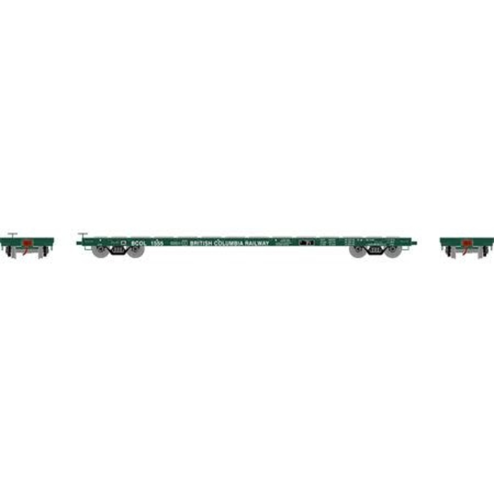 Athearn 97079 HO 60' Flat, BCOL 1555