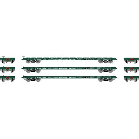 97080 HO 60' Flat, BCOL (3)