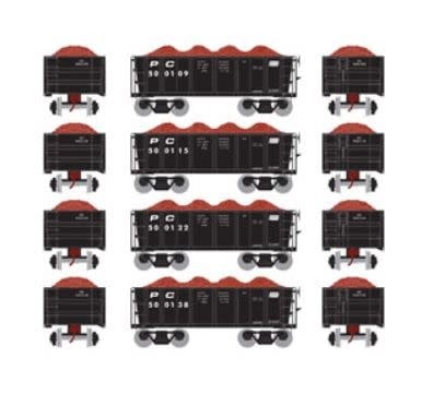 97697 HO RTR 26' Ore Car Low Side w/Load, PC 2 (4)