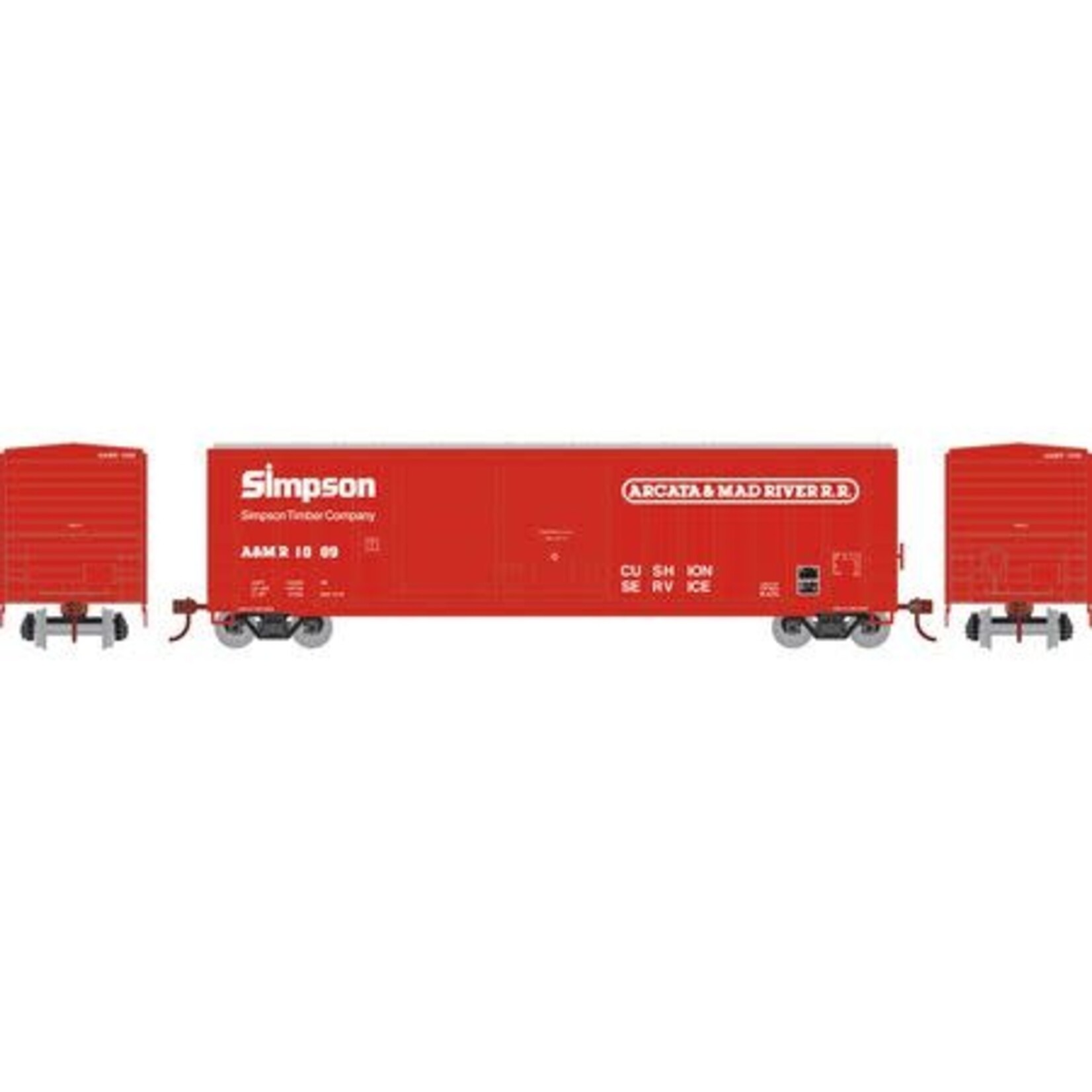 Athearn 98510 HO 50' FMC Box, A&MR 1009