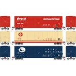 Athearn 98519 HO 50' FMC Box,Asst A&MR/SERA/YW