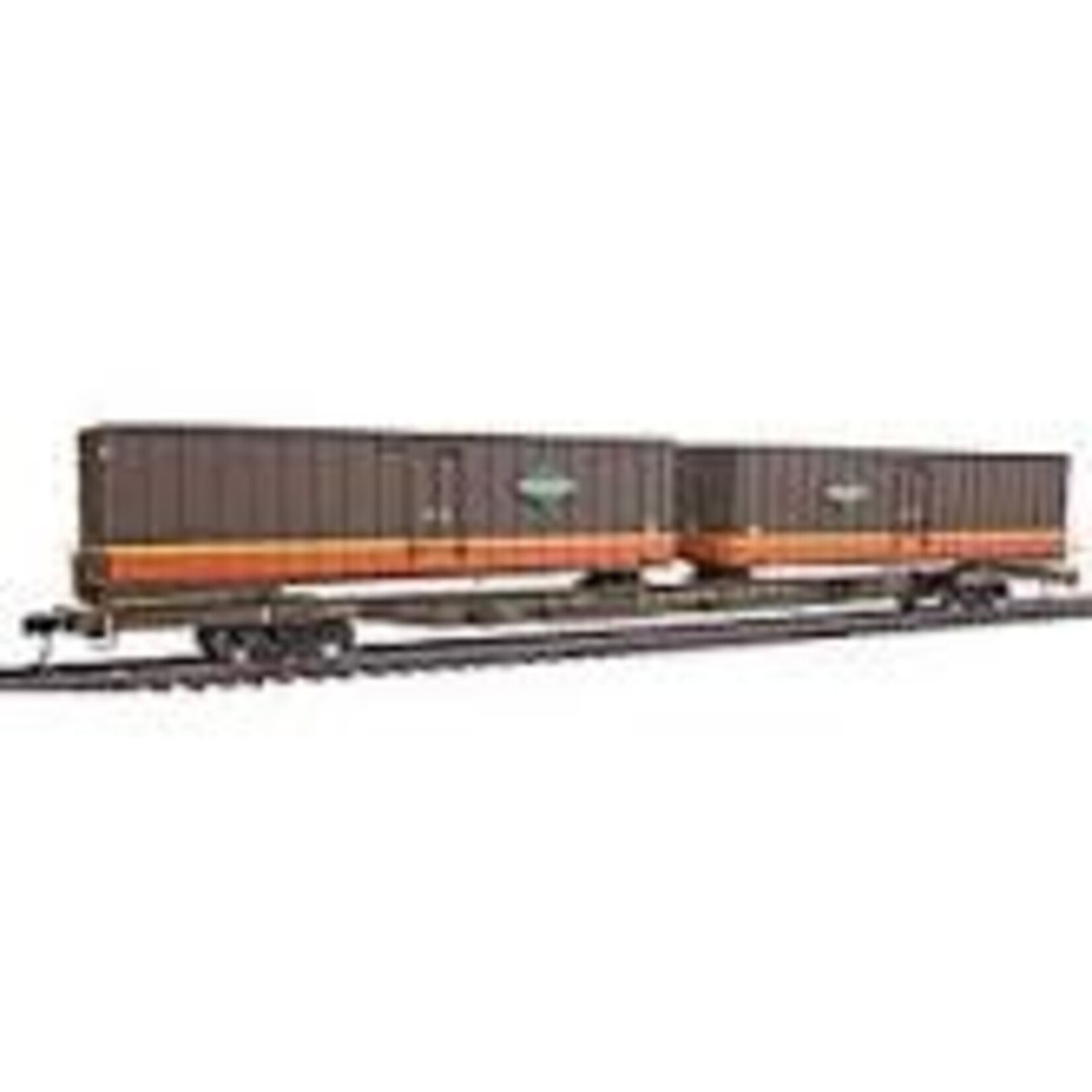 Walthers Gold Line(TM) Mark IV Flexi-Van Flatcar w/Two Trailers -- IC 911